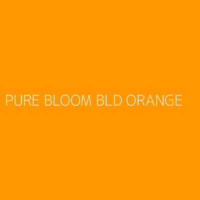 Product PURE BLOOM BLD ORANGE