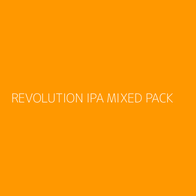 Product REVOLUTION IPA MIXED PACK