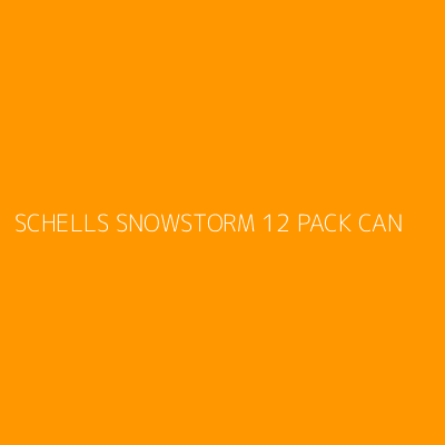 Product SCHELLS SNOWSTORM 12 PACK CAN