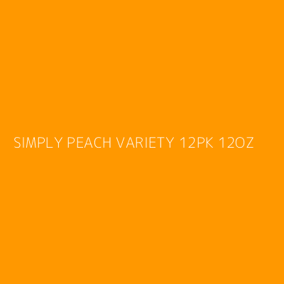 Product SIMPLY PEACH VARIETY 12PK 12OZ