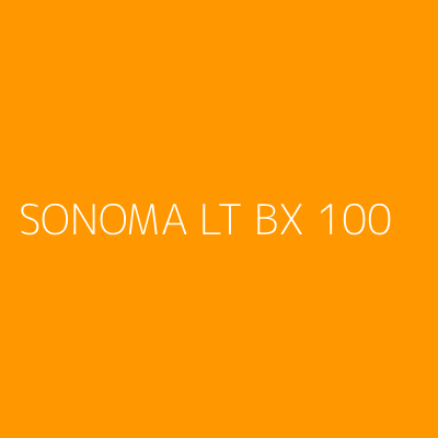 Product SONOMA LT BX 100