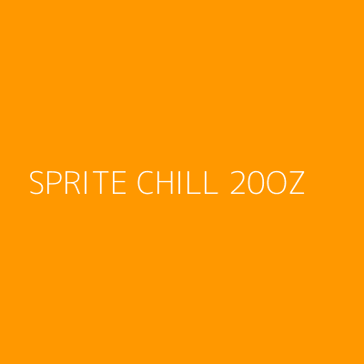 Product SPRITE CHILL 20OZ 