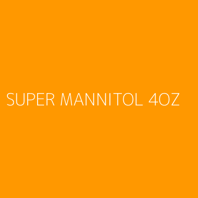 Product SUPER MANNITOL 4OZ