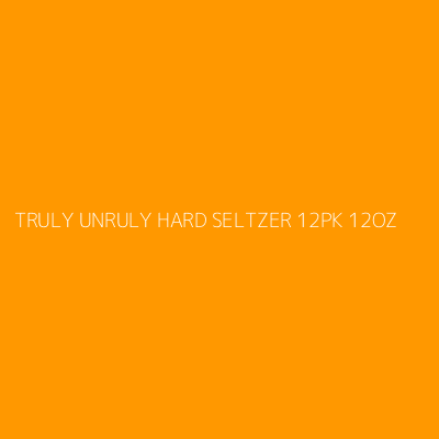 Product TRULY UNRULY HARD SELTZER 12PK 12OZ