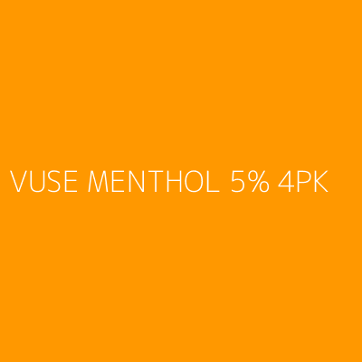 Product VUSE MENTHOL 5% 4PK