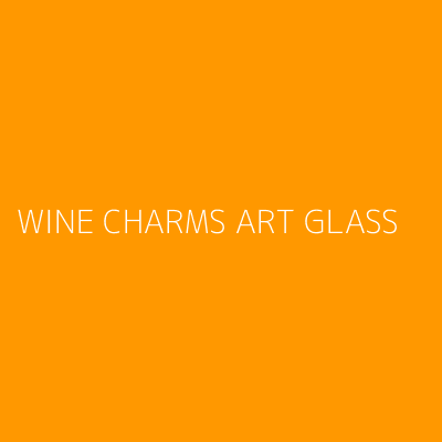 Product WINE CHARMS ART GLASS