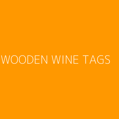 Product WOODEN WINE TAGS