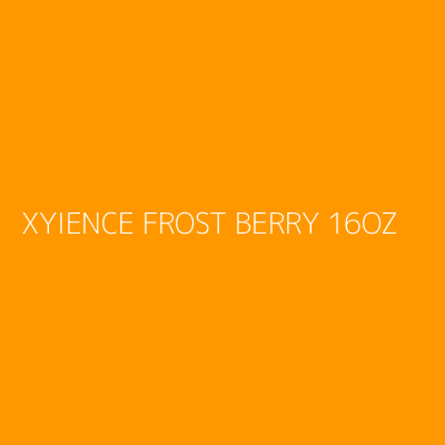 Product XYIENCE FROST BERRY 16OZ