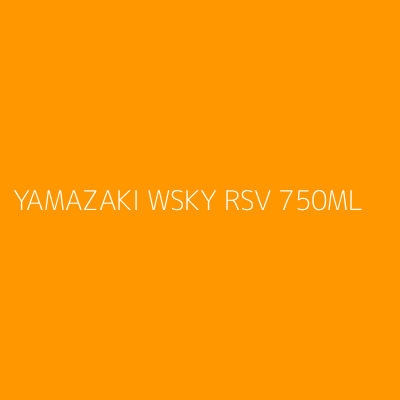 Product YAMAZAKI WSKY RSV 750ML