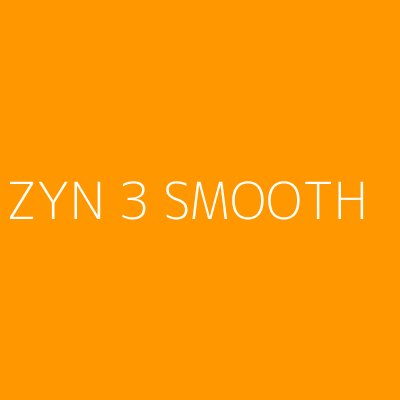 Product ZYN 3 SMOOTH
