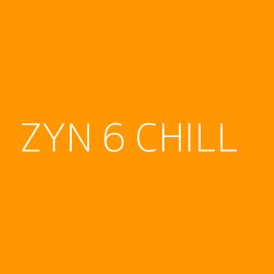 Product ZYN 6 CHILL