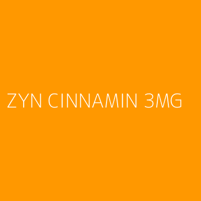Product ZYN CINNAMIN 3MG