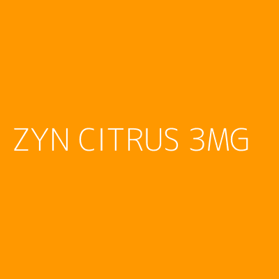 Product ZYN CITRUS 3MG
