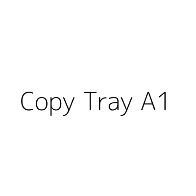 3rd Copy Tray Kit A1