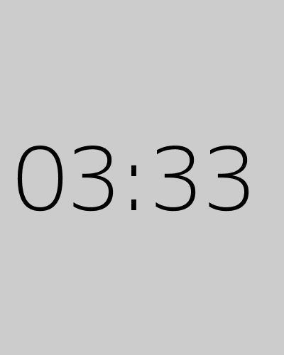 03:33 (2021) poster