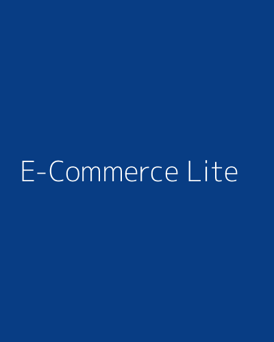 Template Website E-Commerce Lite