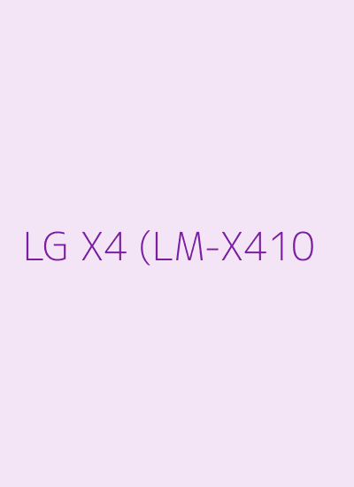 LG X4 제품 이미지
