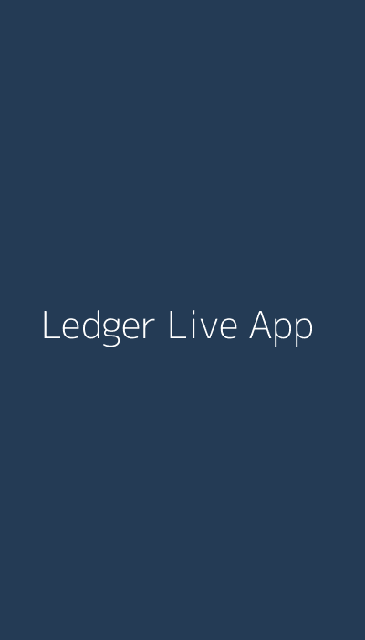 Ledger Live App mobile preview