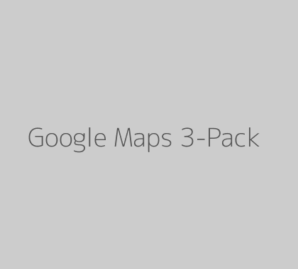 Google Maps 3-Pack Preview