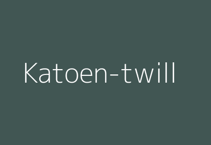 Katoen-twill