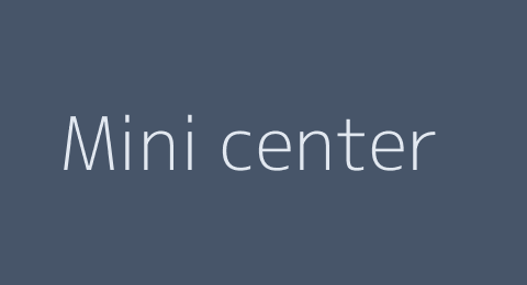 Mini image centered