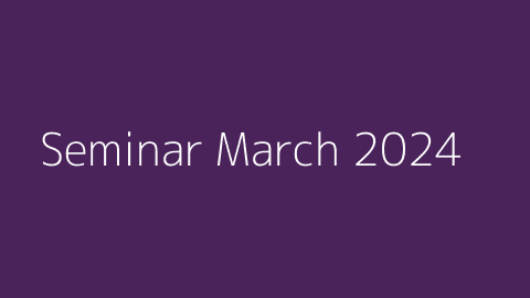 March Seminar