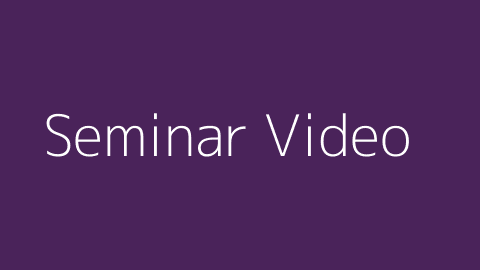Seminar