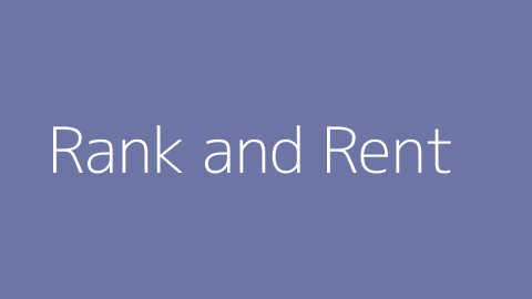 Rank and Rent