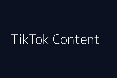 Content Creation for TikTok & Reels