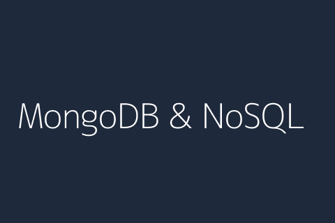 MongoDB & NoSQL Database Mastery