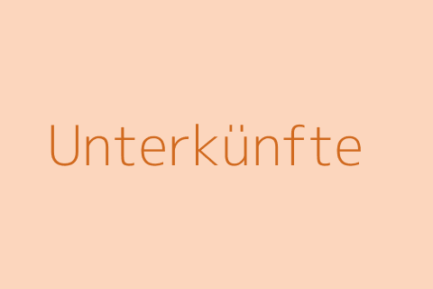 Unterkünfte