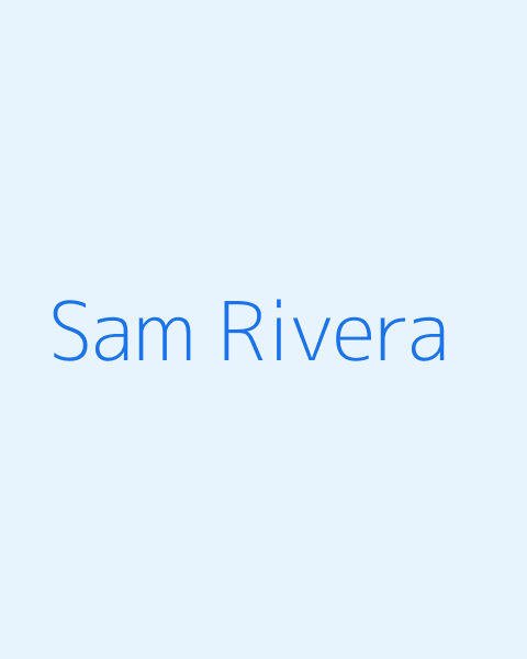 Sam Rivera - Operations Lead