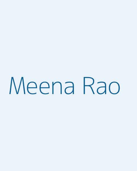 Meena Rao - Finance Controller