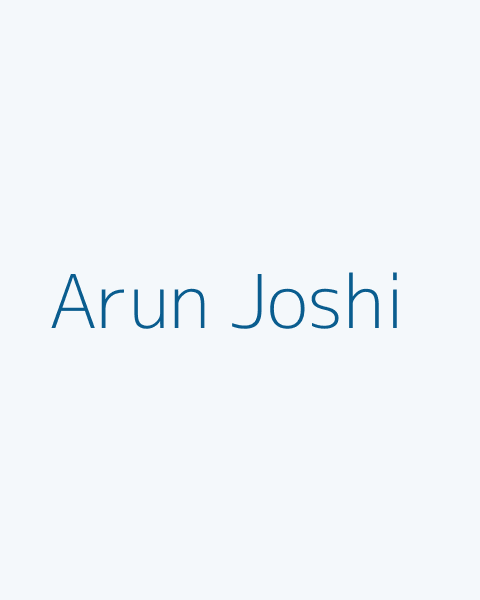 Arun Joshi - Export Sales Head