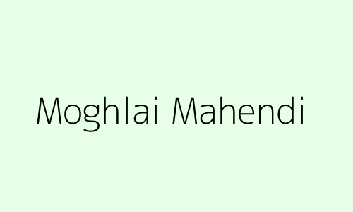 Moghlai Mahendi