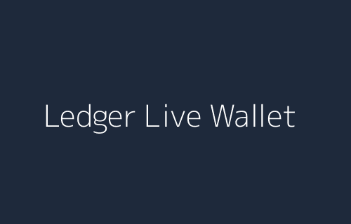 Ledger Live Wallet Illustration