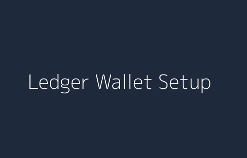 Ledger.com Start illustration