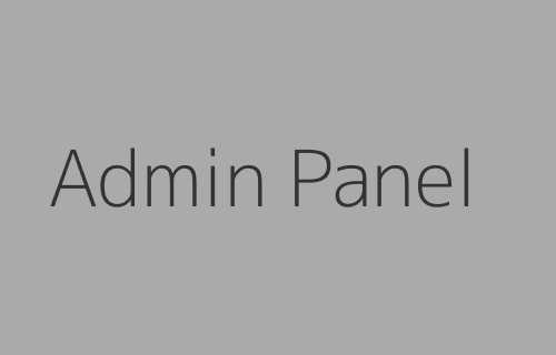 Admin Panel