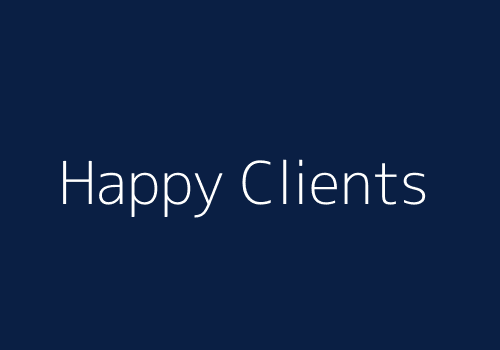 Smiling clients shaking hands with lawyers