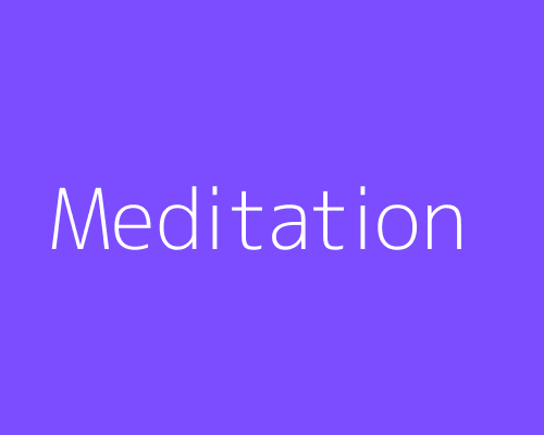 Peaceful meditation illustration