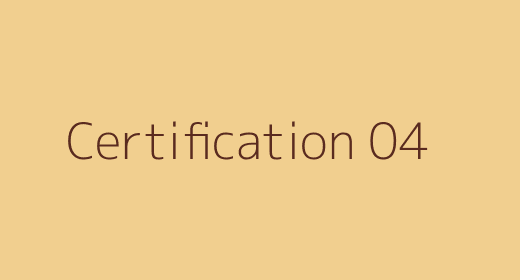 Certification 04