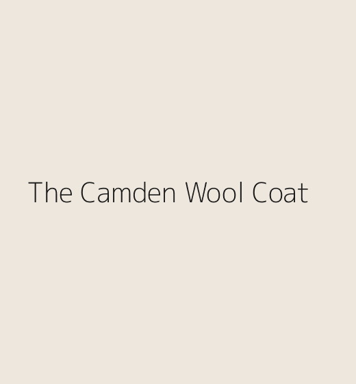 The Camden Wool Coat in camel
