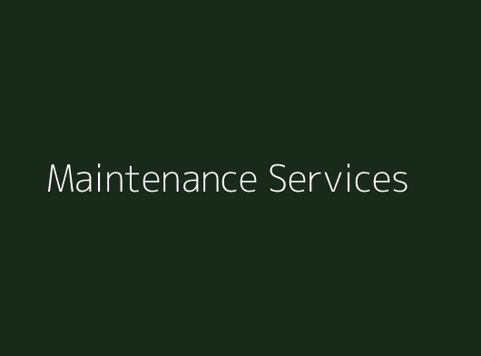 Maintenance Services