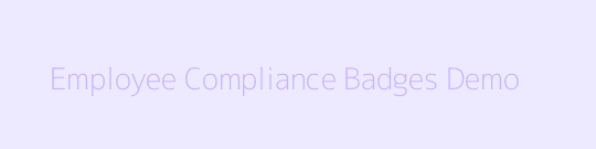 Employee profile showing compliance badges, Sri Lanka