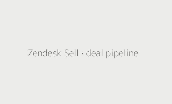 Zendesk Sell placeholder