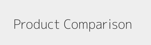 Comparison table visual
