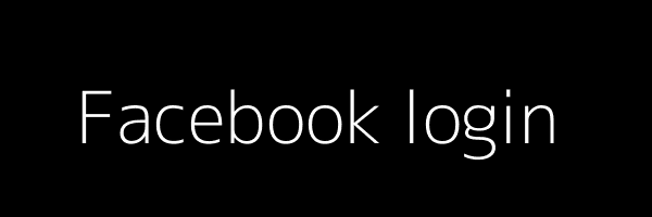 Facebook login