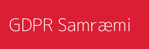 GDPR Samræmi