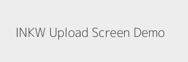 INKW upload screen