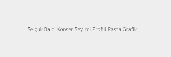 Seyirci Profili Pasta Grafik